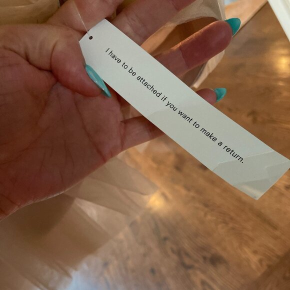 Reformation Esmarie Dress size 4 in Prosecco with Biscotti NWT - Picture 6 of 6